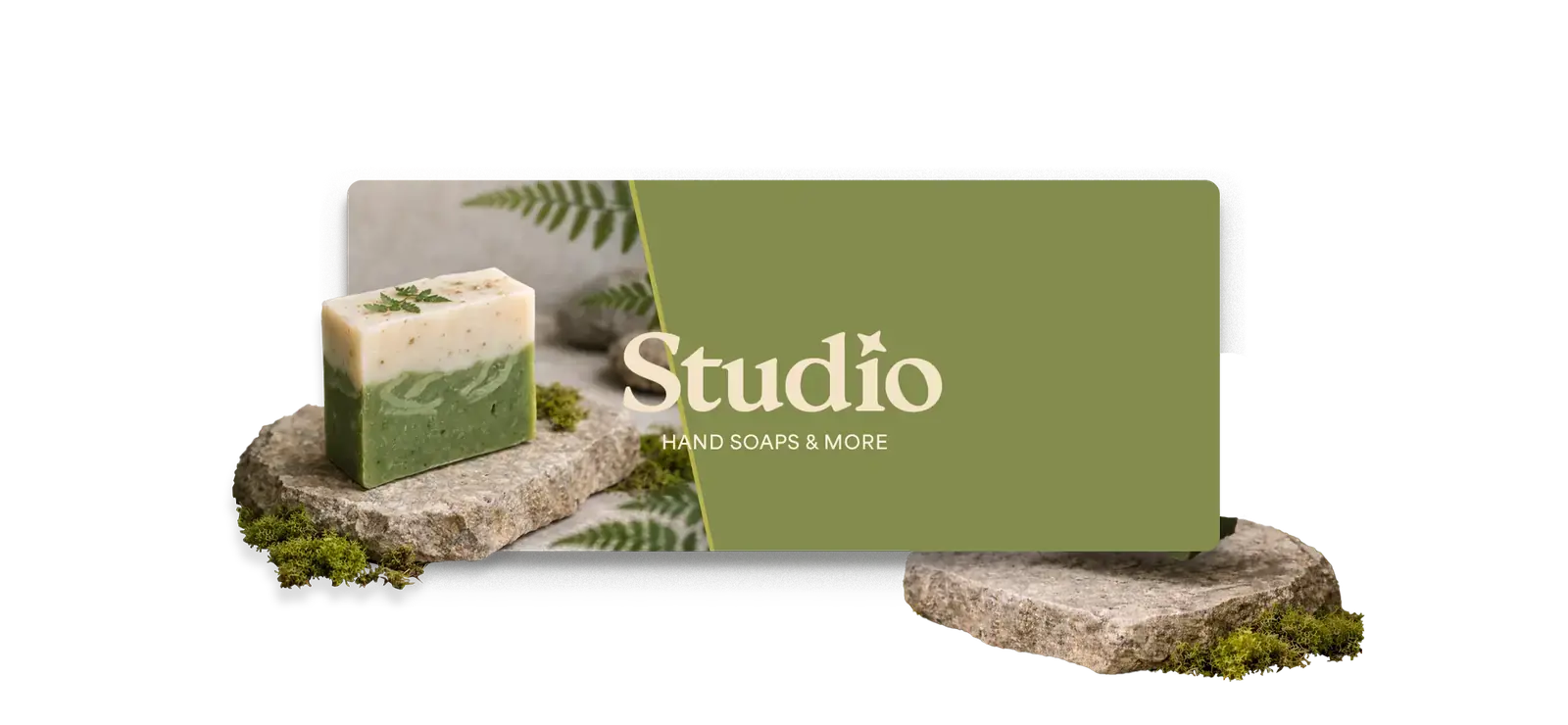 Studio hand soaps and more brand presentation
